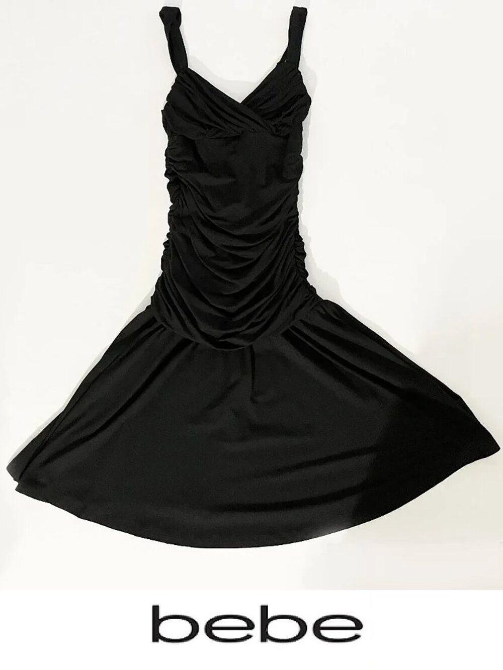 Bebe Sleeveless Black Party Dress | Size XS | EUC